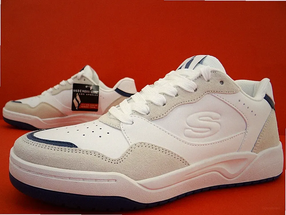 Skechers Koopa Volley Sneaker Turnschuhe Laufschuhe Herren Schuhe Gr.42 Weiß