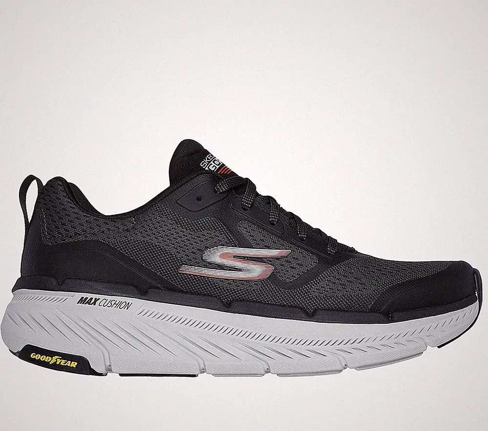 Skechers MAX CUSHIONIN Herren Grau Sneaker Turnschuhe Laufschuhe 220840-CCOR