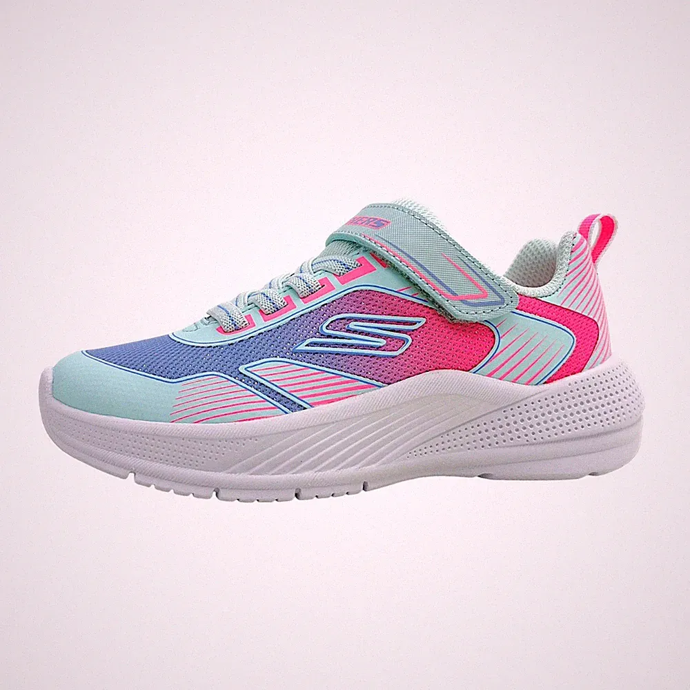 Skechers Microspec Advance - Oasis Sportschuhe Kinder Laufschuhe Laufschuh Blau