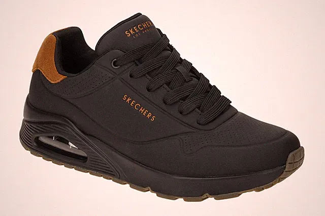 Skechers Schuhe UNO schwarz Herrenschuhe Sneakers 183004 BBK NEU