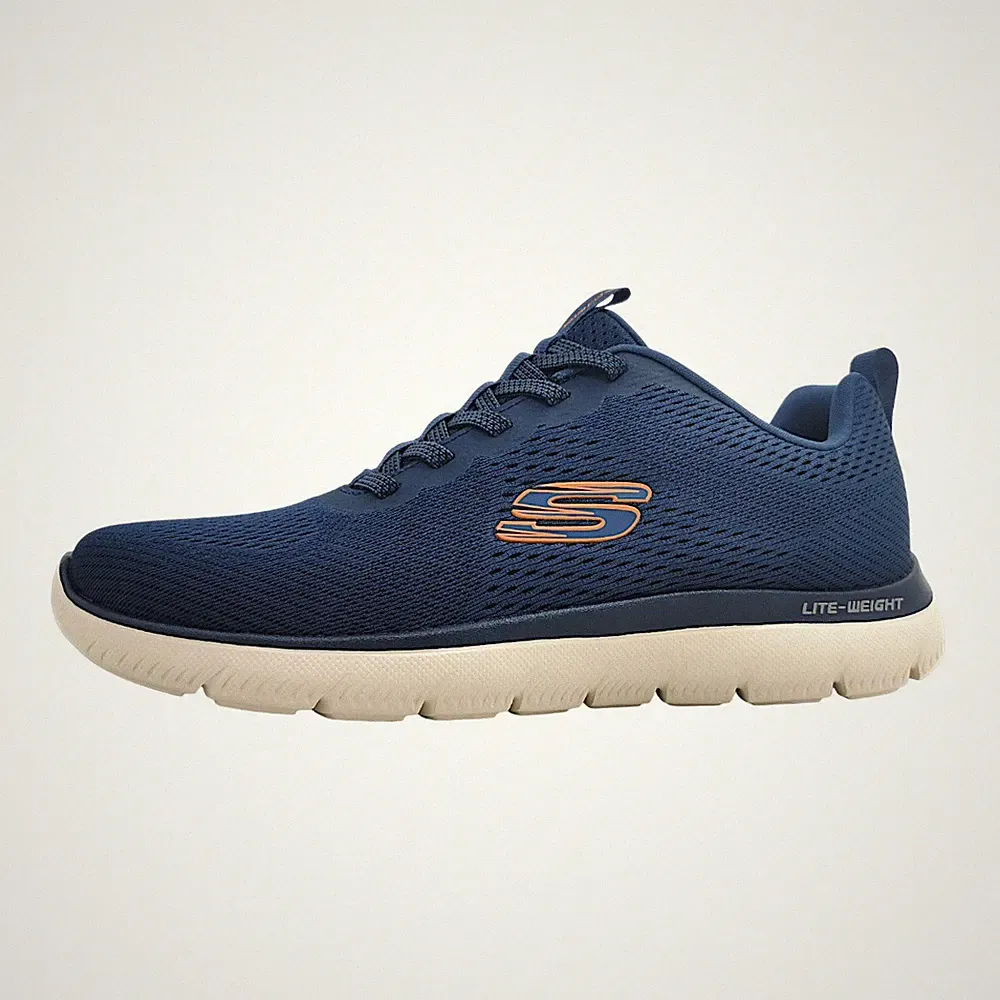 Skechers Summits - Eckler Sportschuhe Herren Laufschuhe Laufschuh Blau Sport