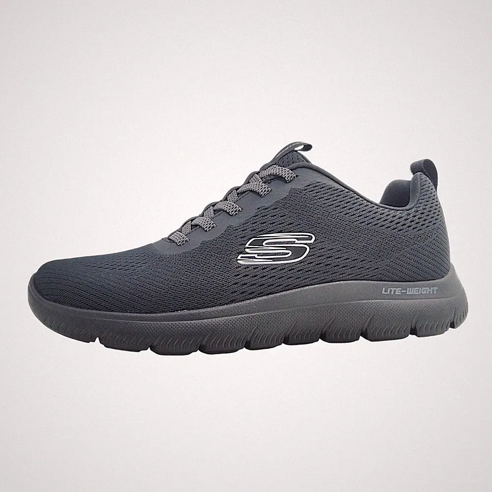 Skechers Summits - Eckler Sportschuhe Herren Laufschuhe Schwarz Sport