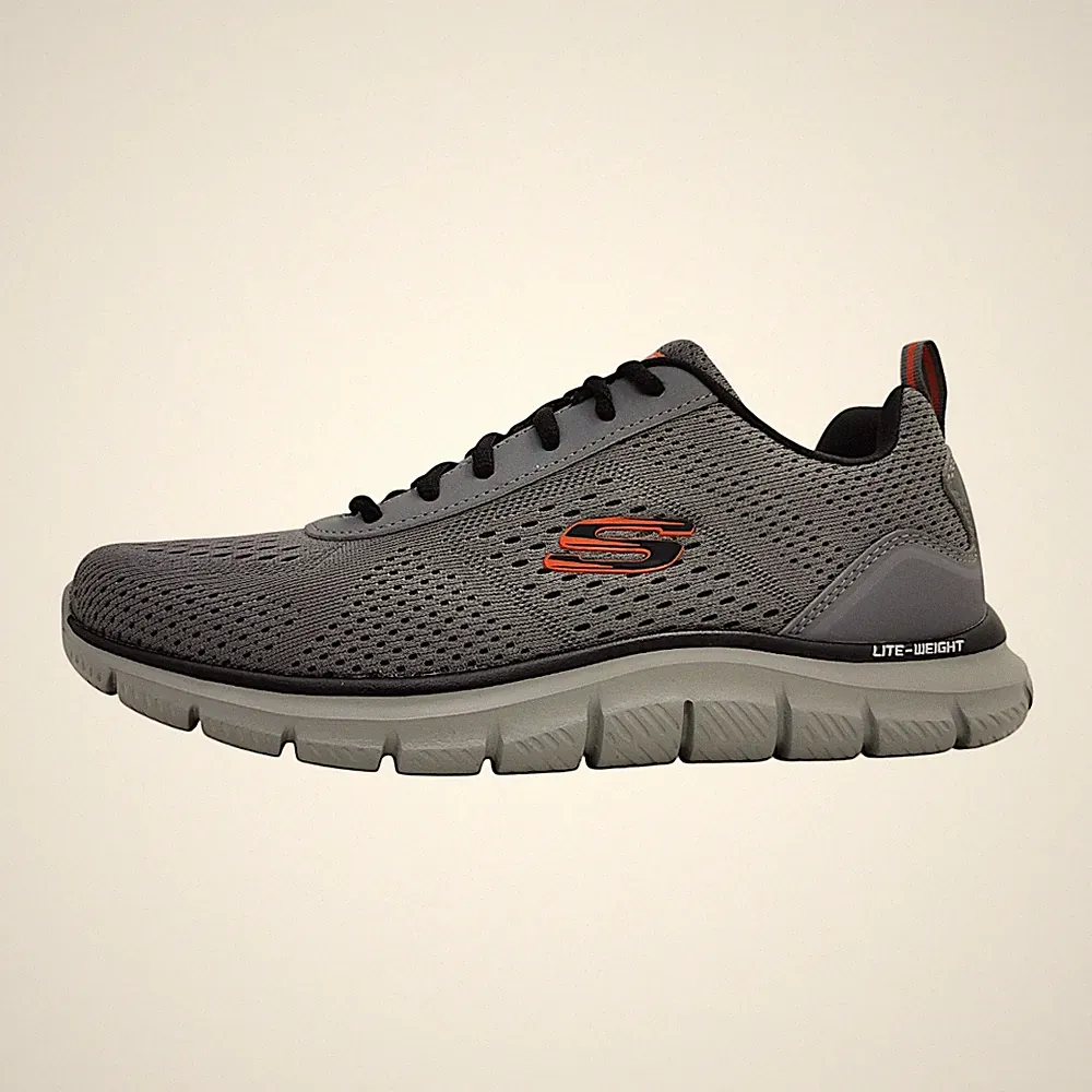 Skechers Track Sportschuhe Herren Laufschuhe Laufschuh Grau Sport