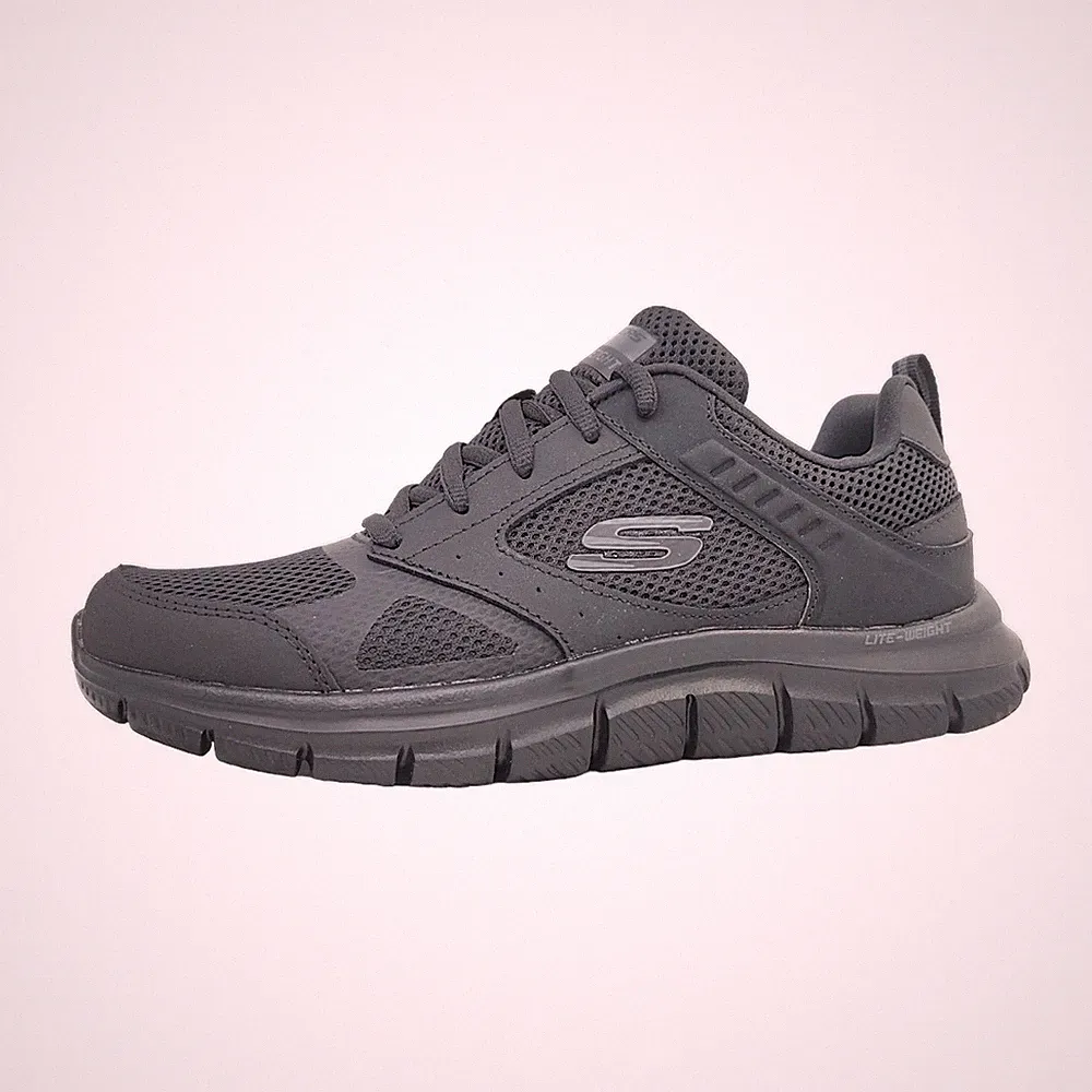 Skechers TRACK-SYNTAC Herrenschuhe Laufschuh Schwarz Freizeit
