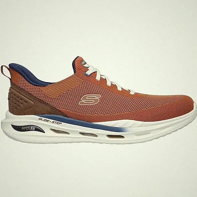 SKETCHER Arch Fit Herren Podologe-zertifiziert Fußgewölbestütze Gleitschuh-UK 7-13