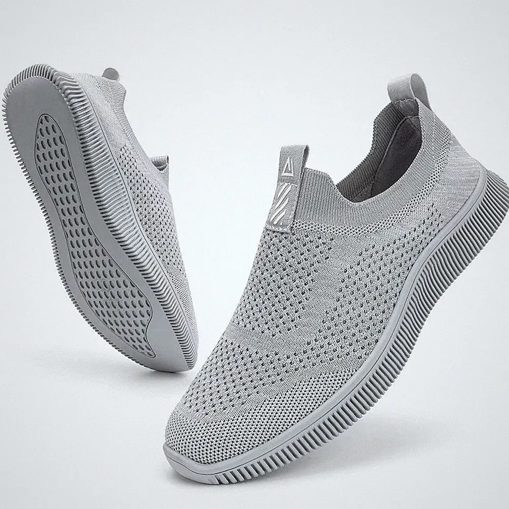 Slip On Sneakers Herren Sportschuhe & Walkingschuhe ohne Schnürsenkel Bequem...