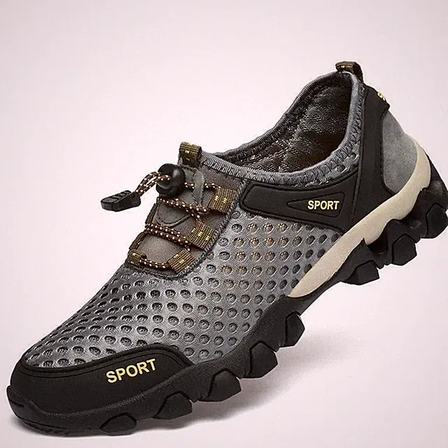 Sommer Herren Atmungsaktiv Mesh Sportschuhe - Leicht, Rutschfest, Outdoor, Laufen