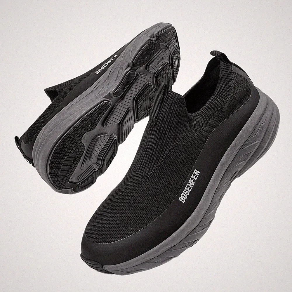 Sosenfer Sneaker Unisex Schwarz 41 Sport Schuhe Laufschuhe Freizeitschuhe