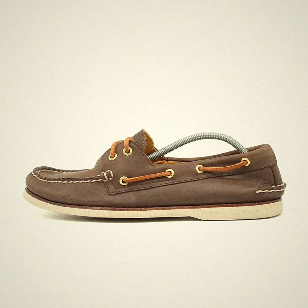 Leder Bootsschuh