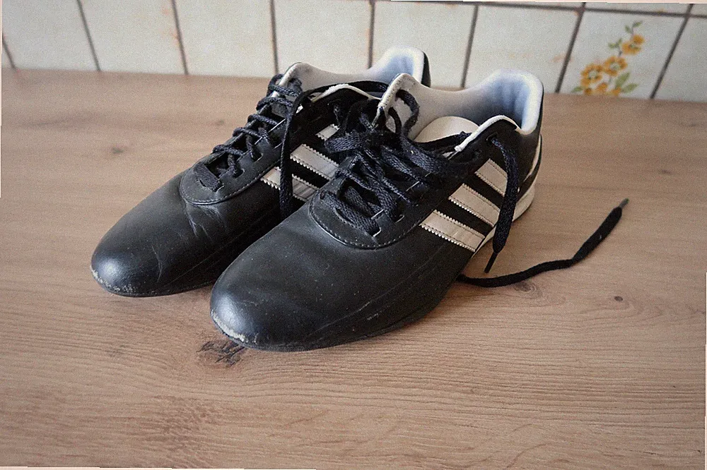 Sportschuhe, Adidas Halbschuhe, Laufschuhe, Schwarz, Größe 39 1/2 , gebraucht