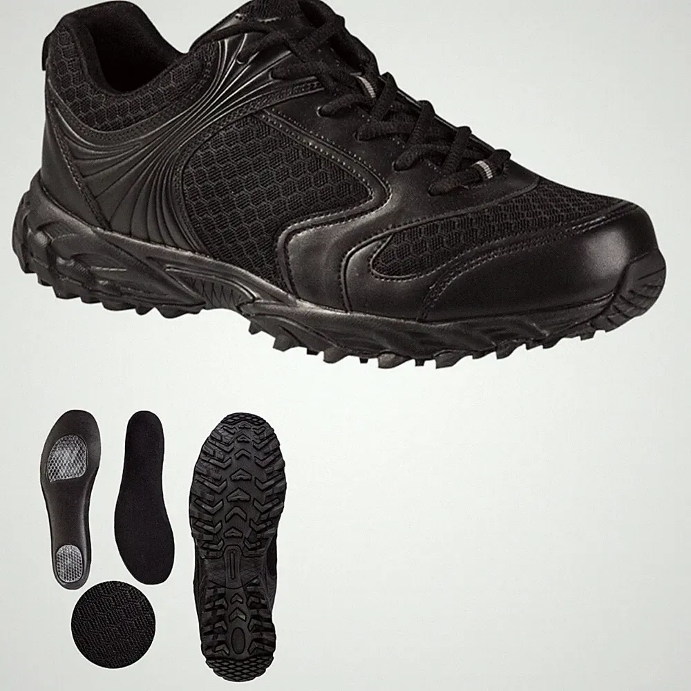 Sportschuhe Gelände Bundeswehr STYLE Schwarz Laufschuhe Turnschuhe BW 39-49