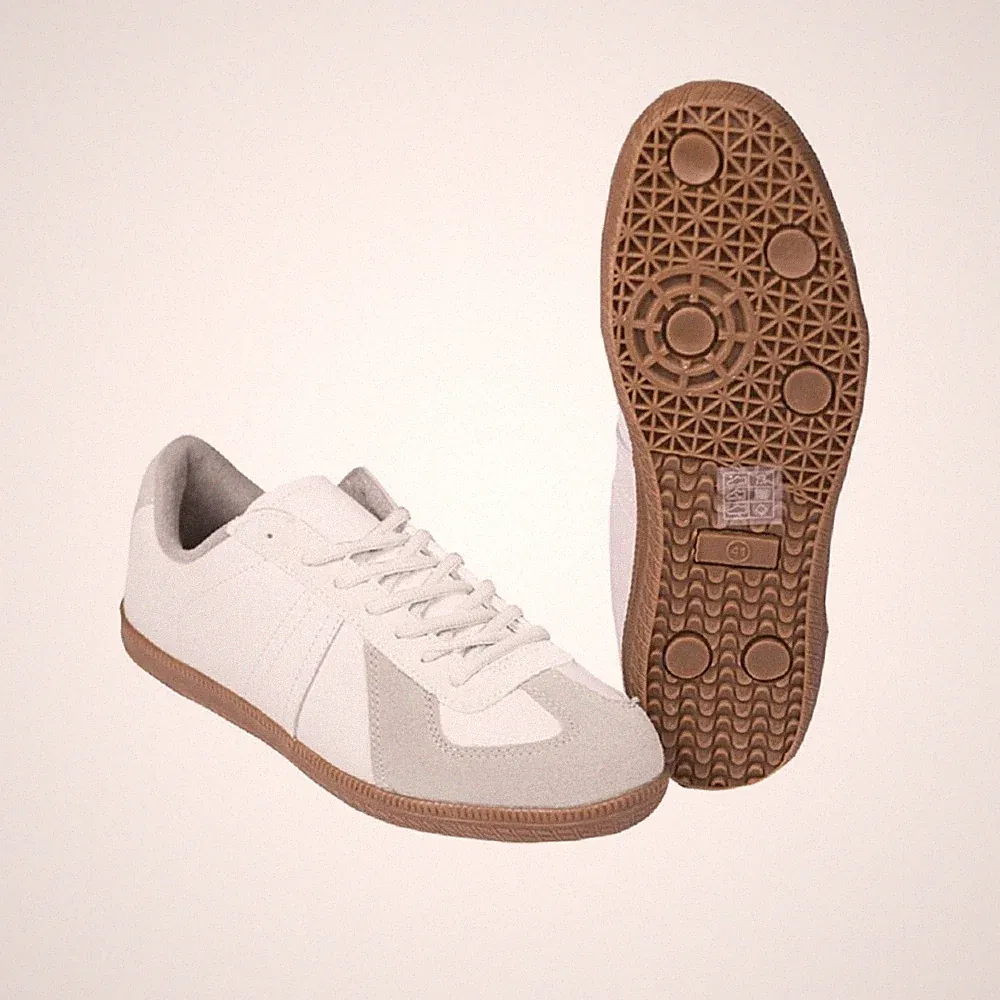 SPORTSCHUHE HALLE BW STYLE WEISS Bundeswehr Sneaker Laufschuhe Turnschuhe Schuhe