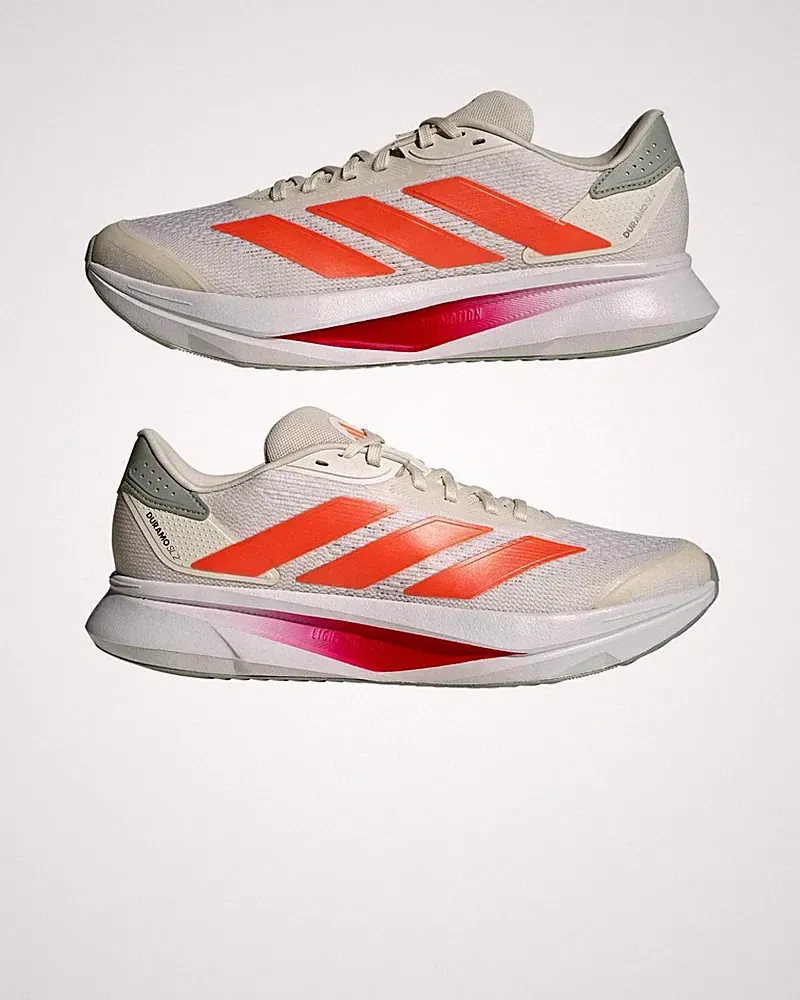 SportSchuhe LaufSchuhe Running Shoes HERREN Adidas DURAMO SL2 M Weiß Orange
