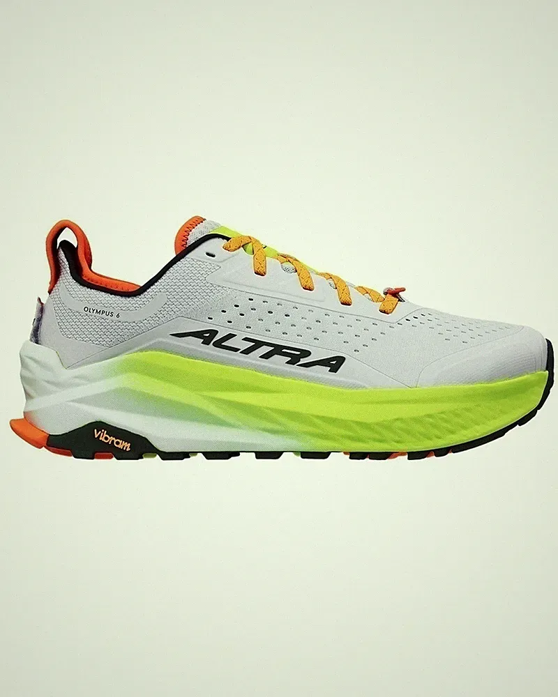 SportSchuhe LaufSchuhe Running Shoes HERREN Altra Gray Lime OLYMPUS 6