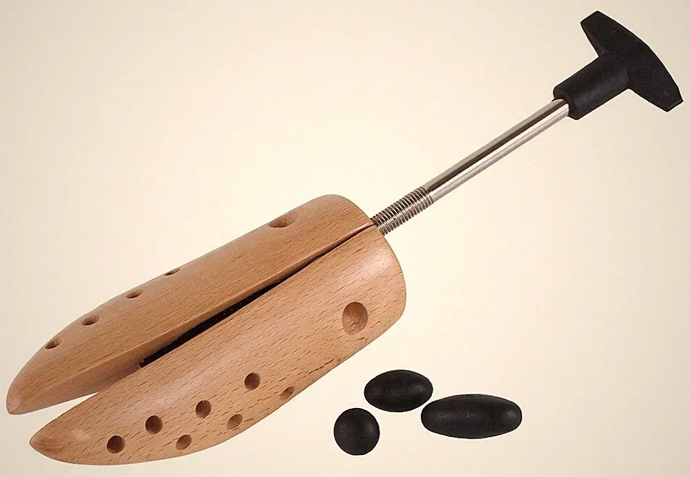 Stabiler Schuhdehner Schuhweiter Schuhstrecker aus Buchenholz Schuhspanner 1 St.