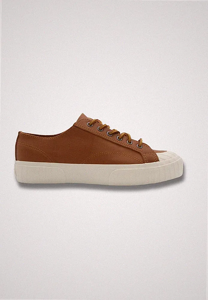 Superga Stripe Herrenschuhe Sportschuhe Lauf Sneaker Leder Braun S2118MW
