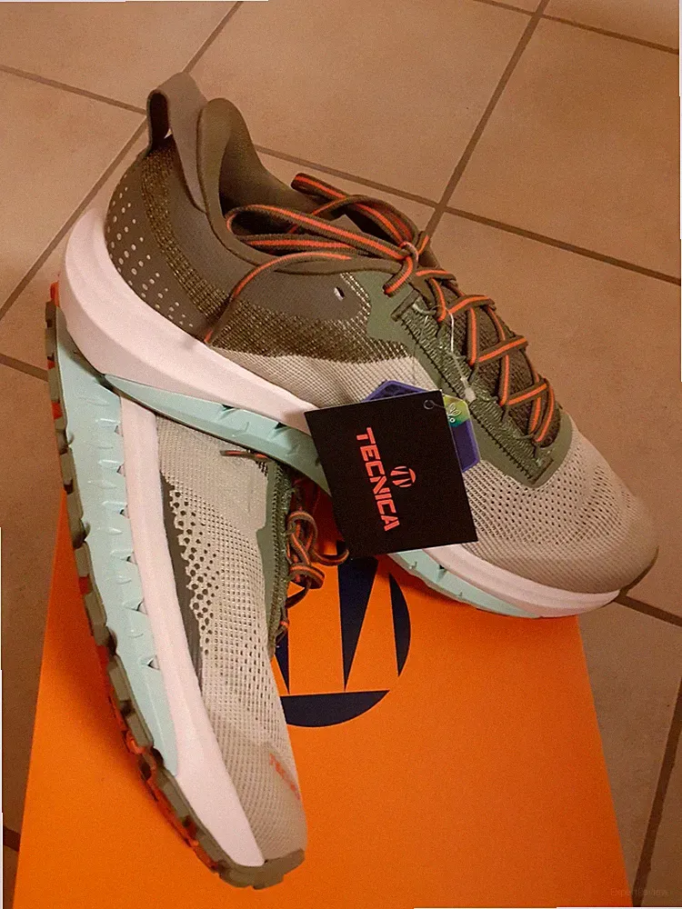 Tecnica Pyrox Hybrid MS Laufschuhe Trailrunning Grey-Dark Green Gr. 44,5, NEU