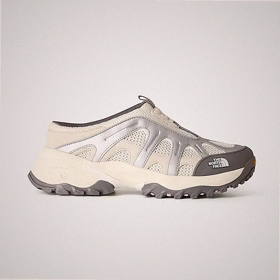 The North Face Hedgehog 06 RVST Pantoletten atmungsaktiv Schuhe Speckstein/weiß