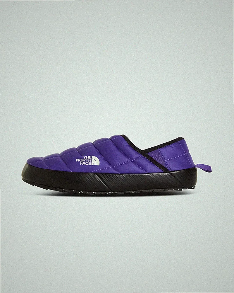 The North Face ThermoBall V Traction Pantoletten Comfortschuhe lila/schwarz