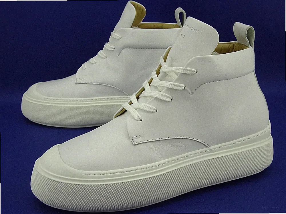 Tiger Of Sweden Buffe Unisex Sneaker high Lauf Halb Schuhe Stiefelette G 42 Weiß