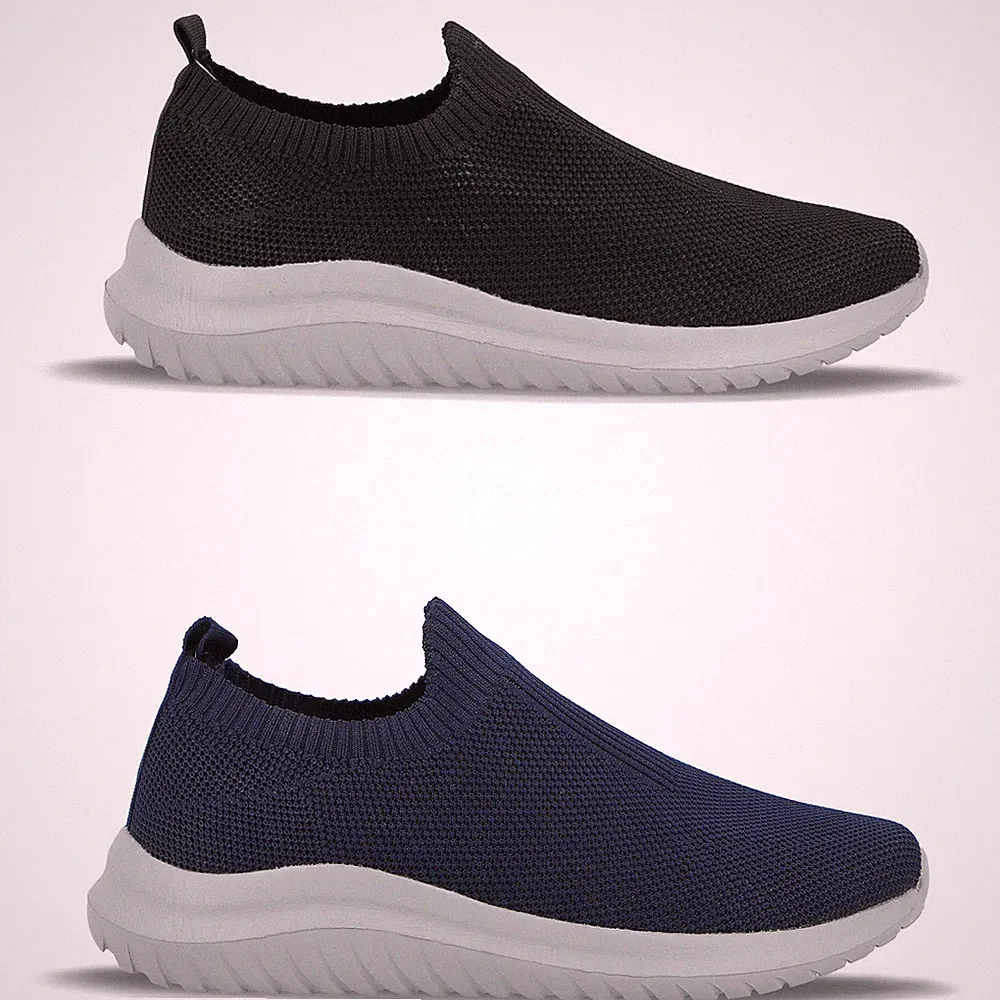 TIGLIO 9202 SCHWARZ BLAU HERREN SPORTSCHUHE WANDERSCHUHE MOKASSIN
