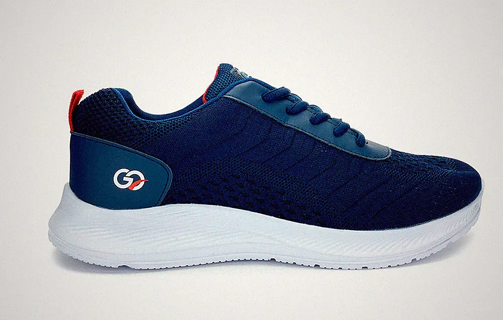 TIGLIO 9207 BLAU WEISS SCHWARZ GO-SCHUH SPORTSCHUHE HERREN WANDERSCHUHE SNEAKERS