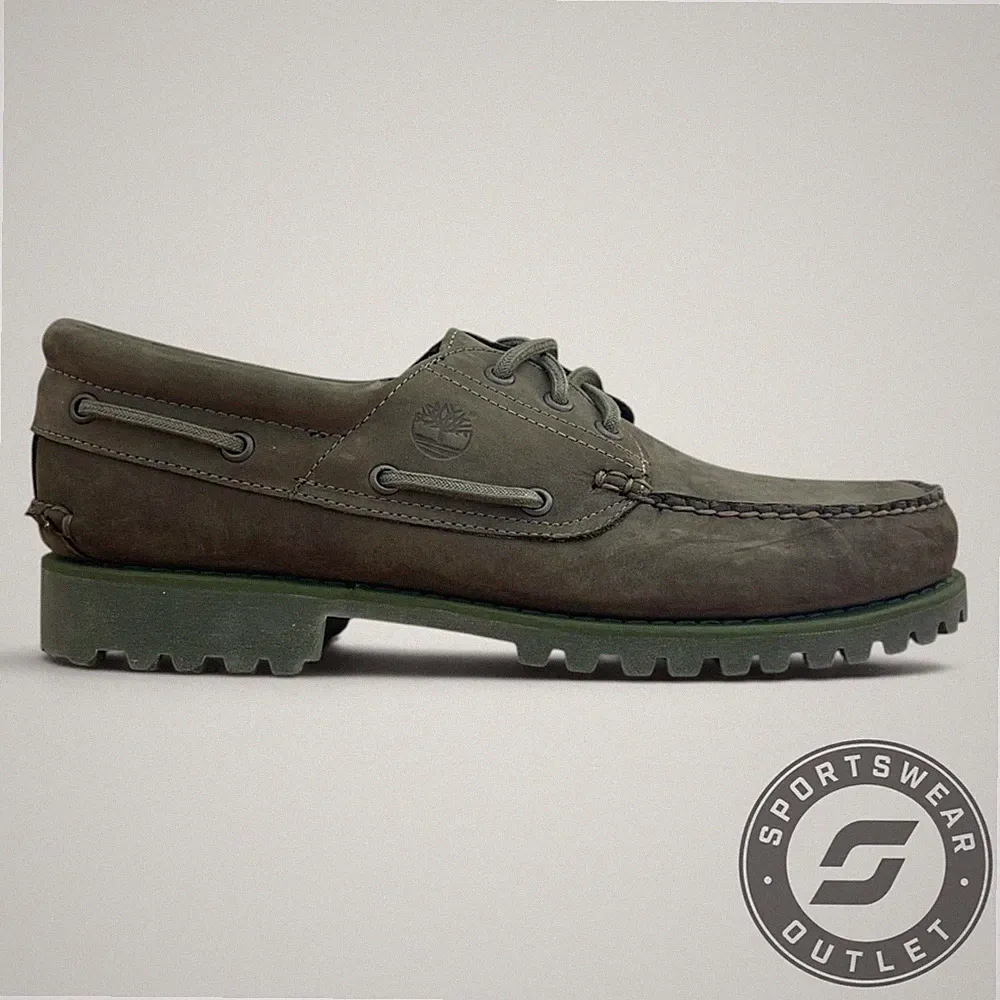 Timberland Authentic 3 Eye Classic Bootsschuhe - UK 9 - dunkelgrün (A5P68)
