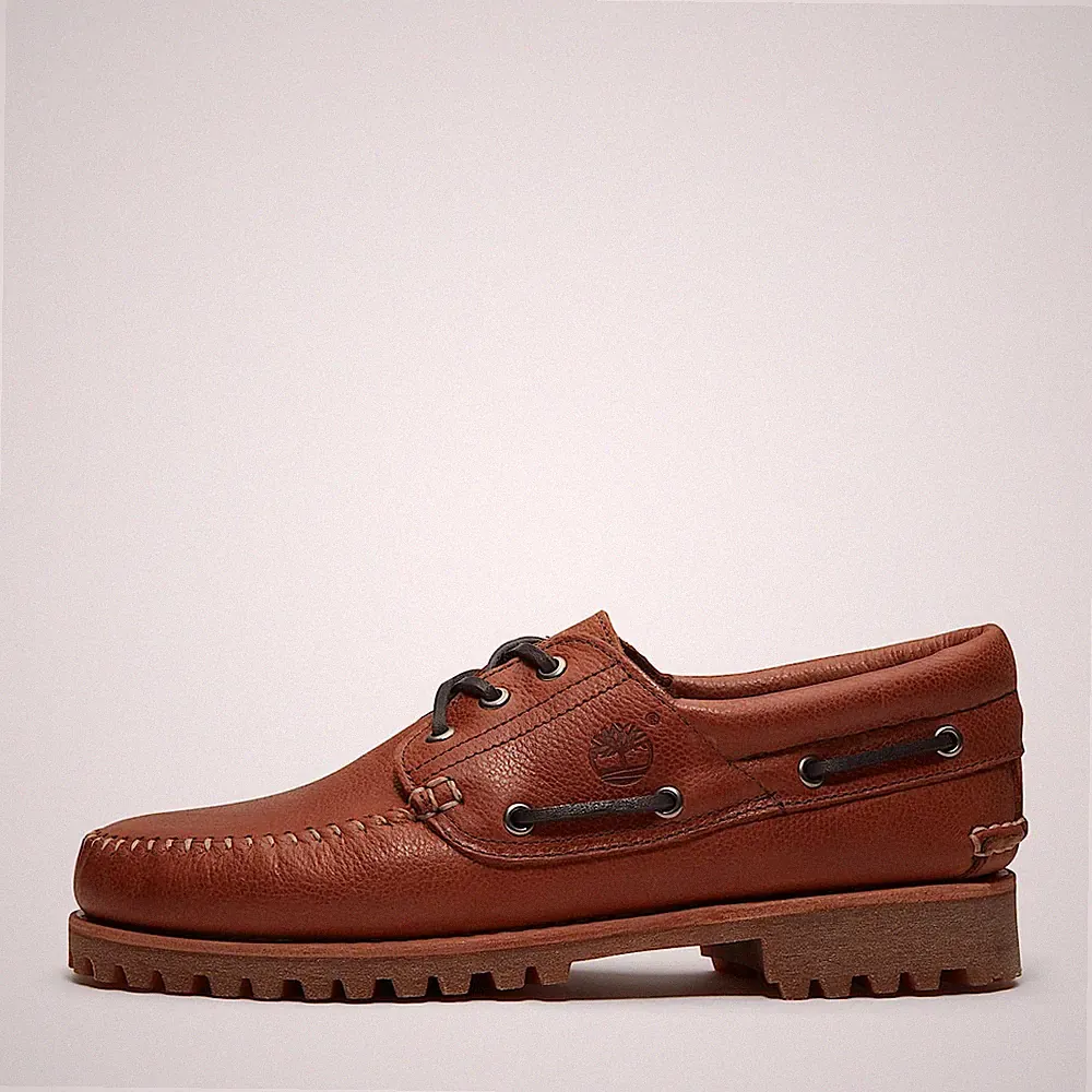 Timberland Road Trip 3-Eye Lug Handsewn Bootsschuh für Herren in Braun