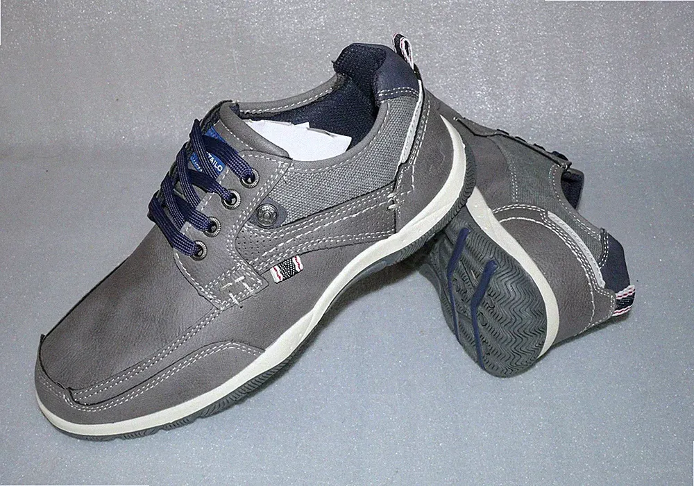 Tom Tailor Denim 481720260 Men Walker Boots Schuhe Sneaker 40 41 Grau