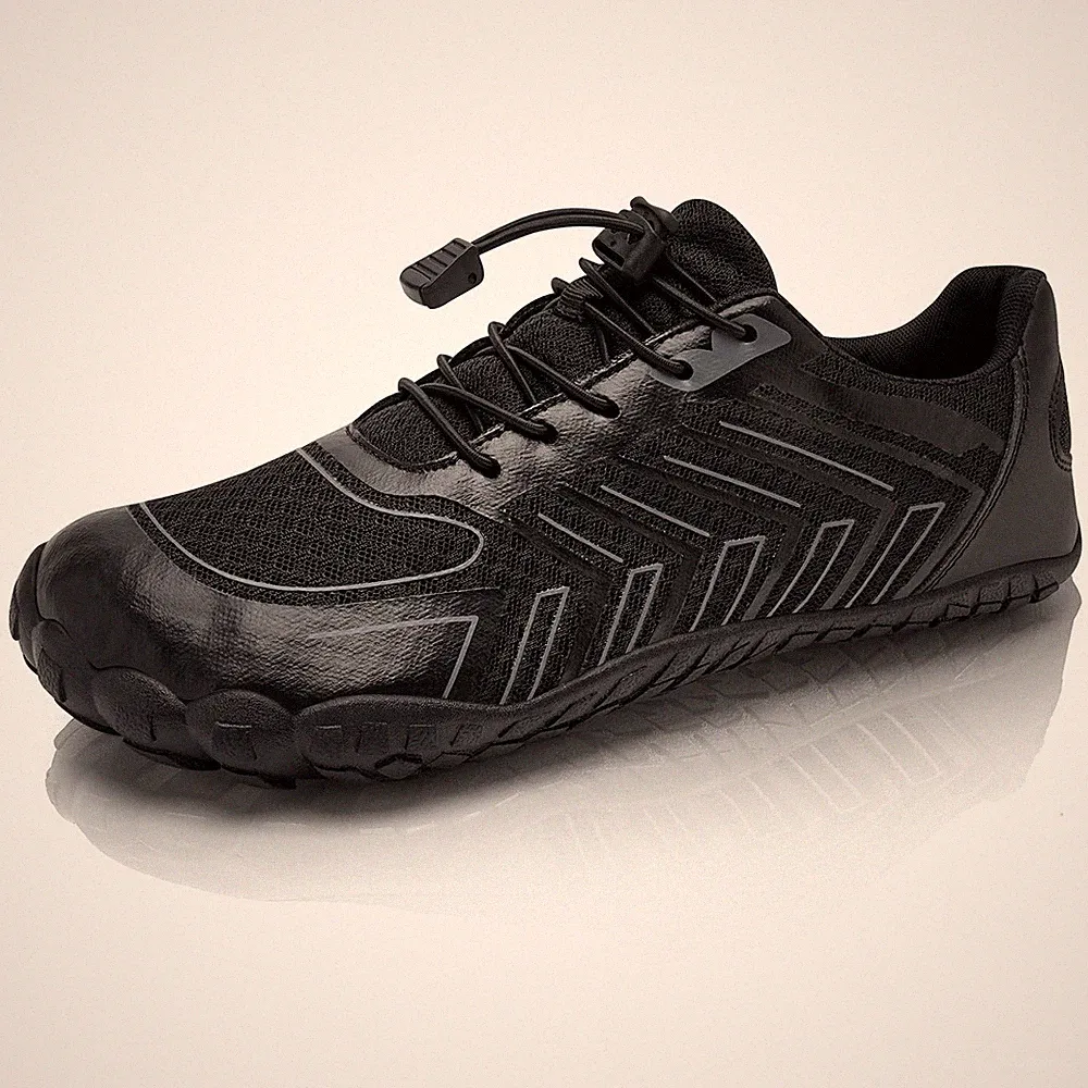 Trail-Laufschuhe Sportschuhe für Training Breite Zehenbox Schwarz 41 EU