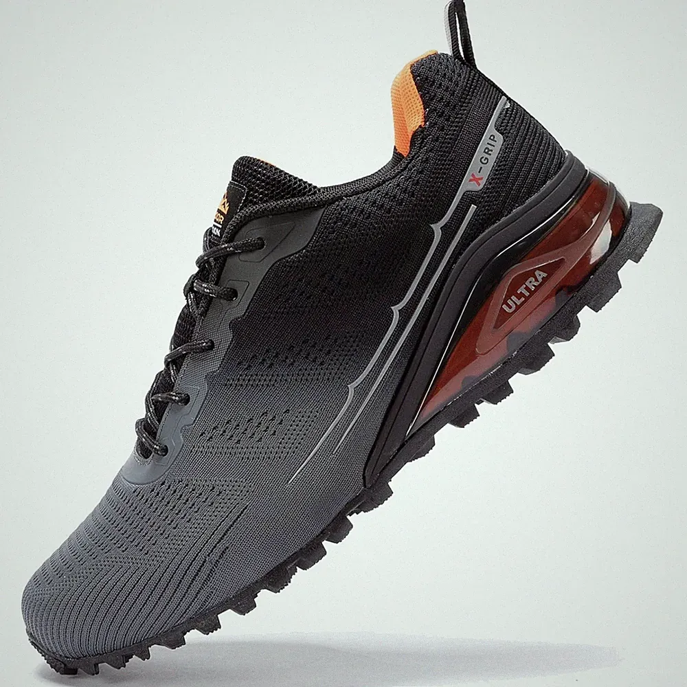 Traillaufschuhe Herren Leichtatmungsaktiv Rutschfest Gummi Wanderlaufschuhe O...