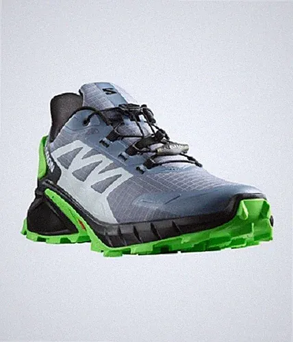 Trailrunningschuhe SALOMON SUPERCROSS 4 EU 46 Stone Green
