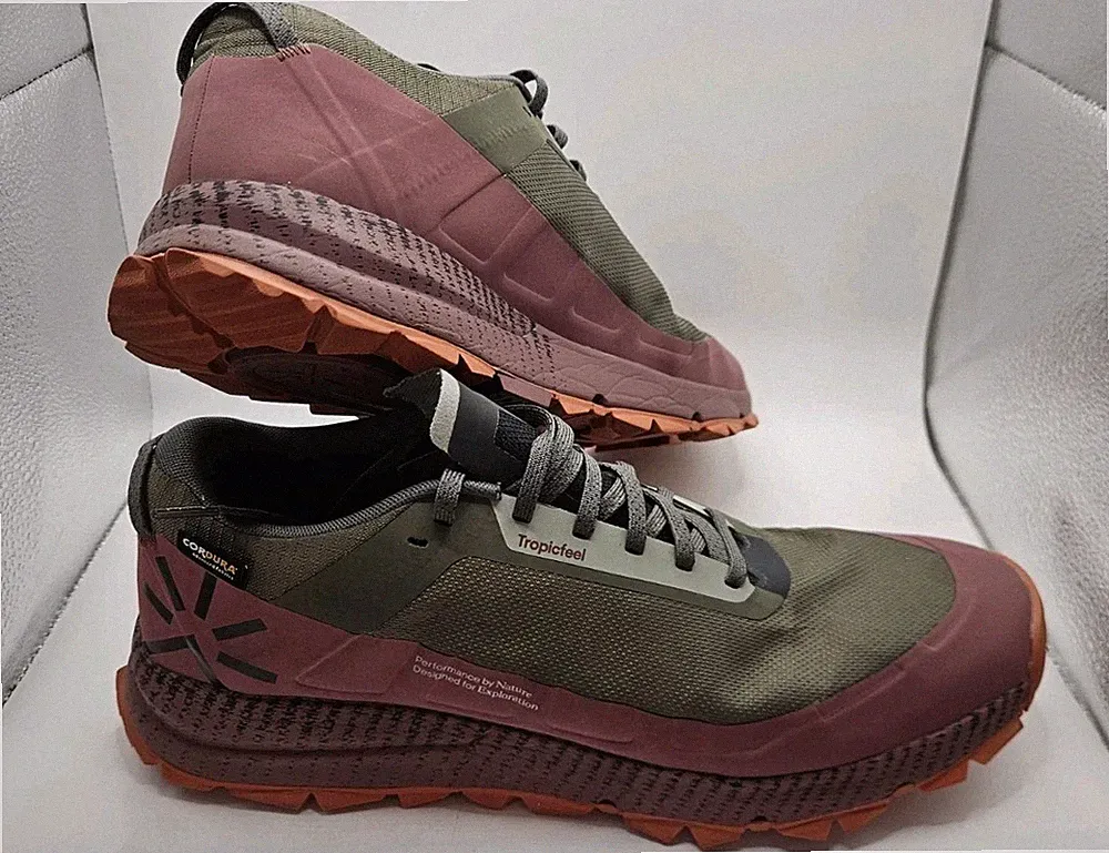 Tropicfeel Zenda Herren Wanderschuhe UK 12 EU 47 Kalamata Grün Trail Sneaker