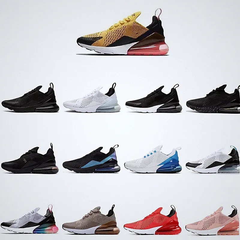Turnschuhe 270 Herren Damen Laufschuhe AirMaXs Sneaker Triple Trainers Sport