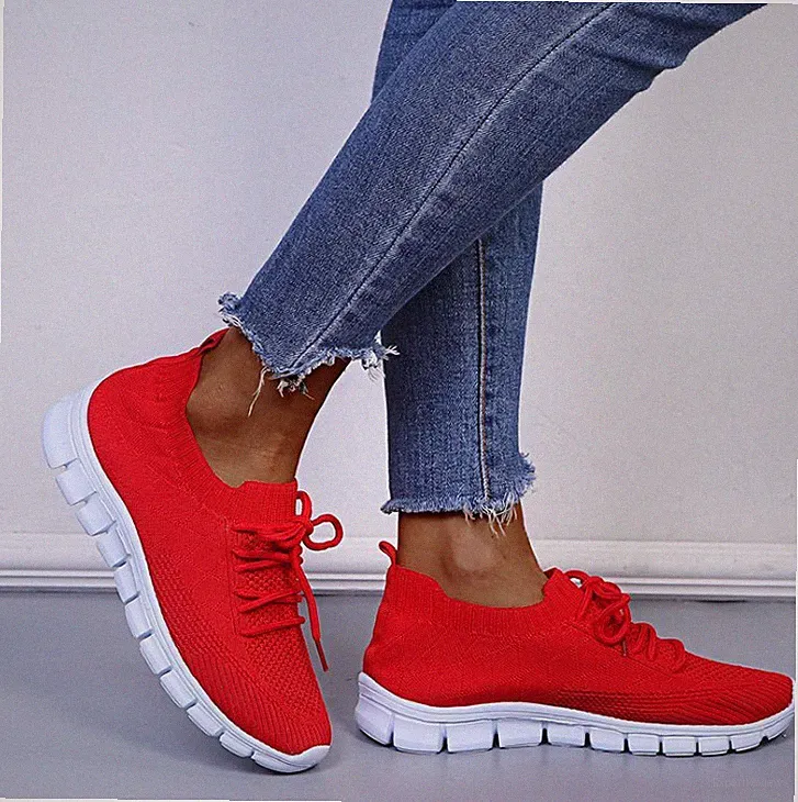 Turnschuhe Laufschuhe Damen Sneaker Halbschuhe Fitness Flach Freizeit Schuhe New