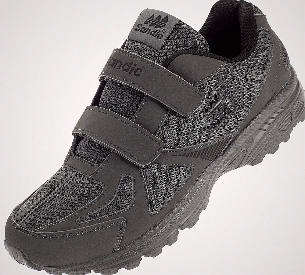 Übergröße Herren Sneaker Turnschuhe Sportschuhe Laufschuhe 20477 Grau Schwarz