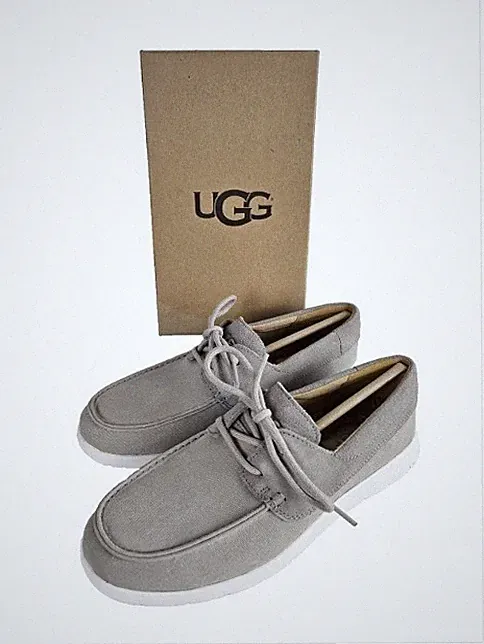 UGG Australia Catton Canvas Herren Mokassin aus leichten Leinen, Neu !!