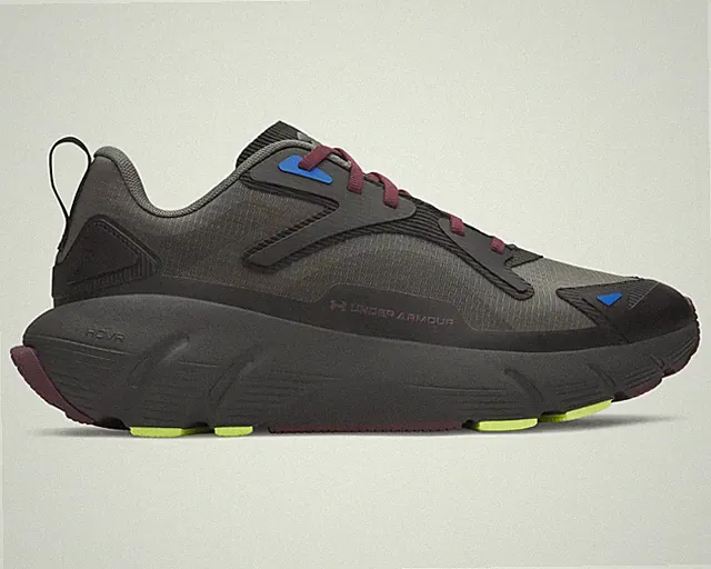 Under Armour Aura Ripstop schwarz dunkelrot Herren Sportschuhe Größe UK 9_10