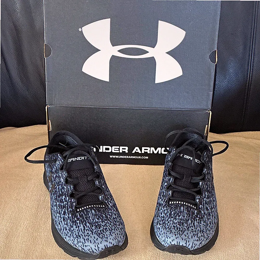 Under Armour Charged Bandit 3 Ombre Herren Laufschuhe US 11 Grau/Schwarz