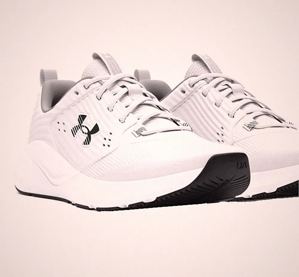 Under Armour CHARGED COMMIT - Laufschuh Trail - white 45 Neu