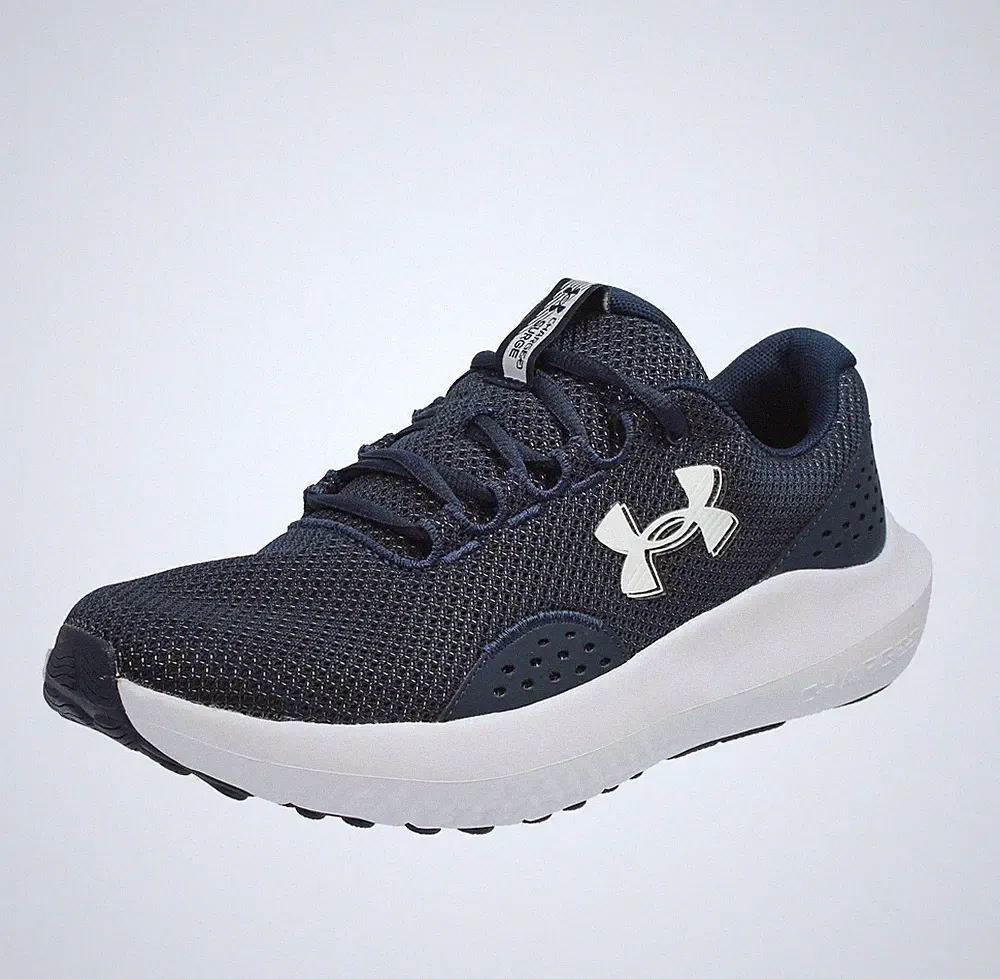 Under Armour Charged Surge 4 - Laufschuhe aus blauem Stoff - Größe 42 [8,5 US