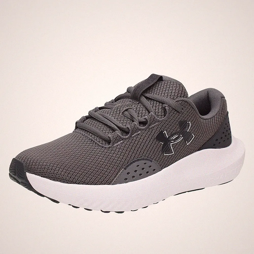 Under Armour Charged Surge 4 - Laufschuhe aus grauem Stoff - Größe 43 [9,5