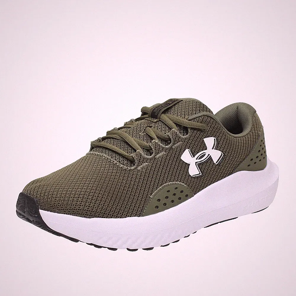 Under Armour Charged Surge 4 - Laufschuhe aus grünem Stoff - Größe 41 [8 Us