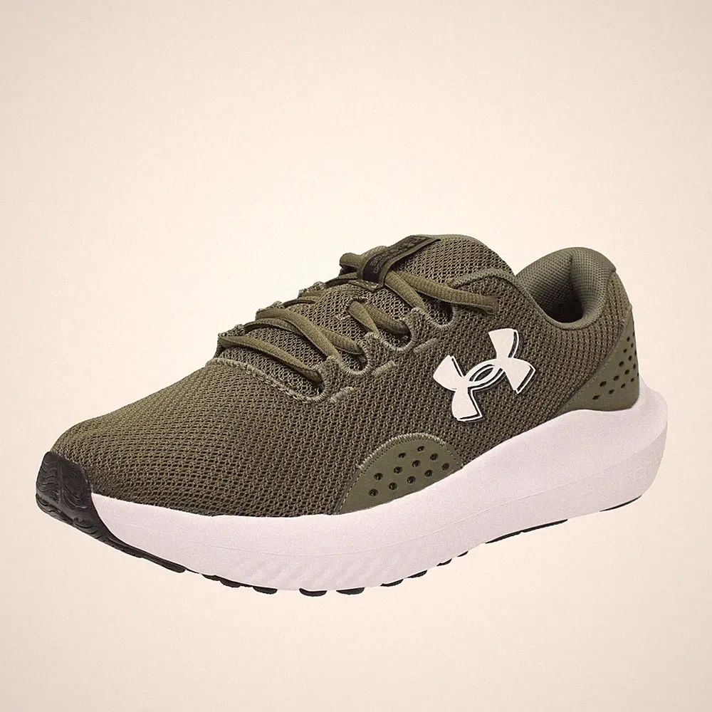 Under Armour Charged Surge 4 - Laufschuhe aus grünem Stoff - Herrenschuhe