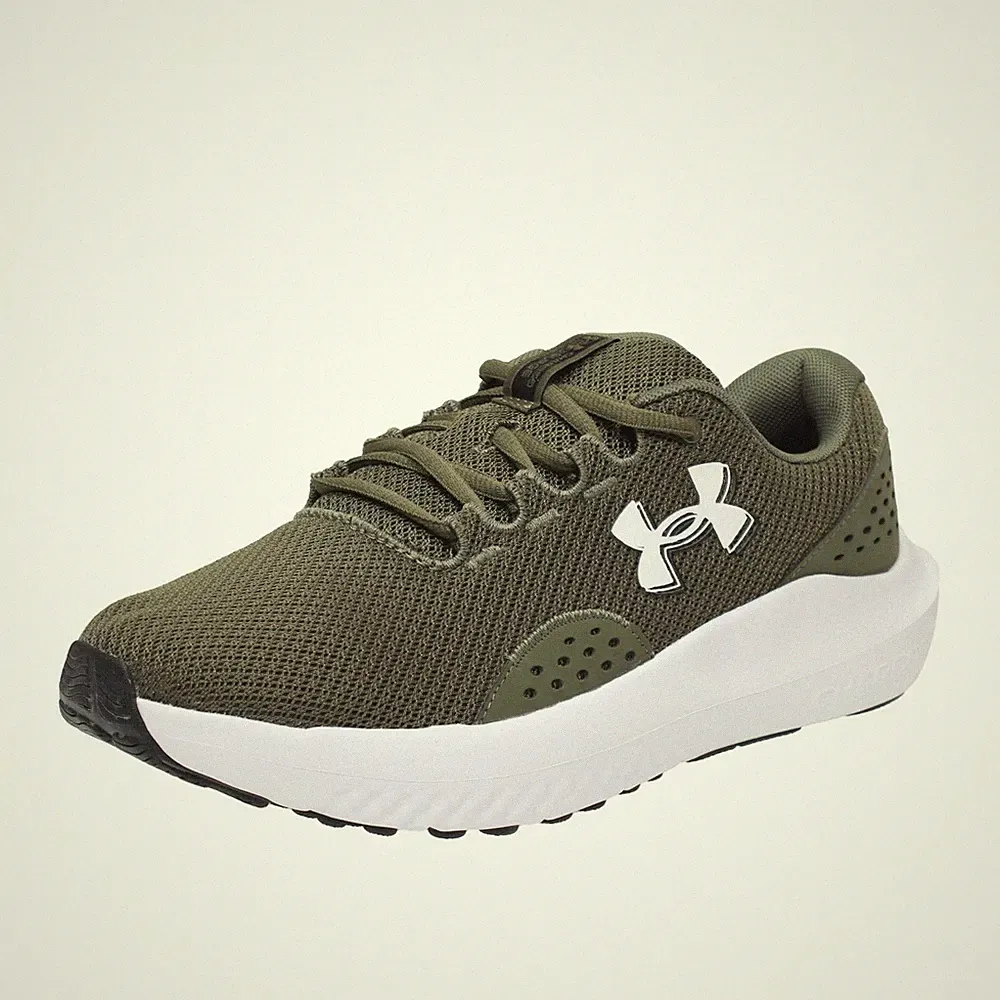 Under Armour Charged Surge 4 - Laufschuhe aus grünem Stoff - Herrenschuhe