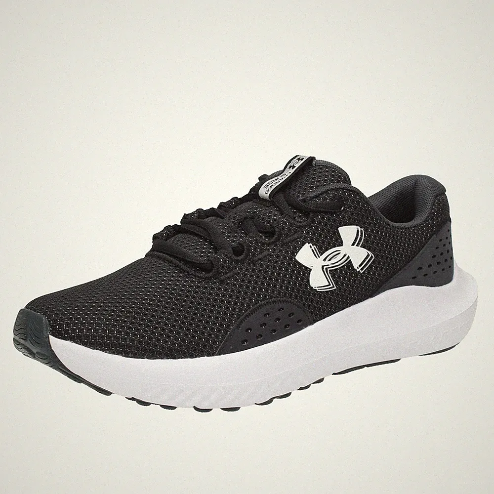 Under Armour Charged Surge 4 - Laufschuhe aus schwarzem Stoff - Größe 42,5 [9 U