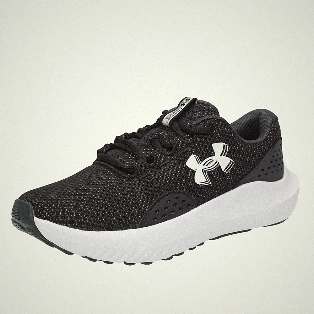 Under Armour Charged Surge 4 - Laufschuhe aus schwarzem Stoff - Größe 44 [10 Us