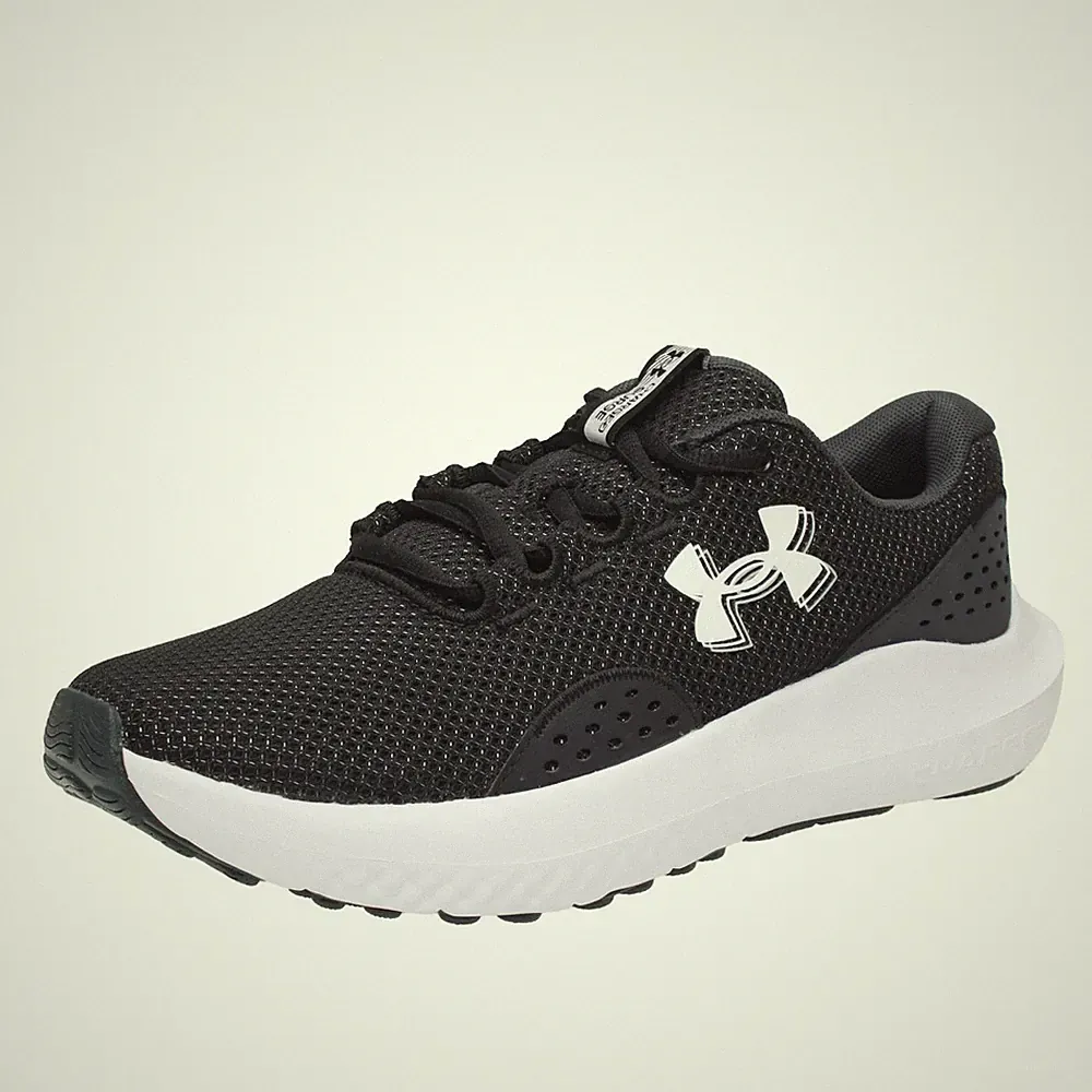 Under Armour Charged Surge 4 - Laufschuhe aus schwarzem Stoff - Größe 45 [11 Us