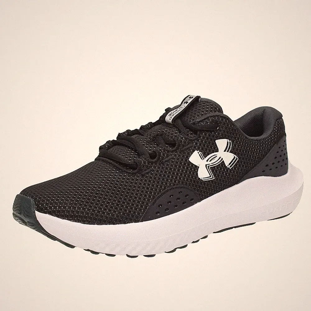 Under Armour Charged Surge 4 - Laufschuhe aus schwarzem Stoff - Herrenschuhe
