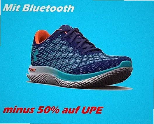 Under Armour, Flow Velociti Wind 2-Laufschuhe GR. 42 (7,5 UK) mit bluetooth